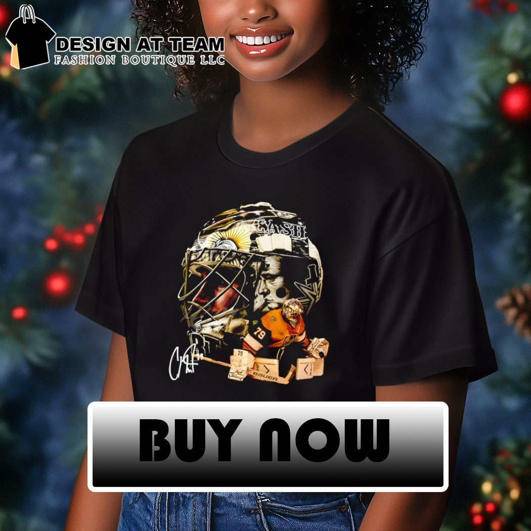Carter Hart big head Vegas Golden Knights Hockey NHL signature graphic shirt