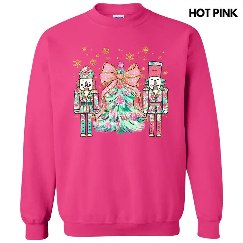Cartoon Floral Nutcrackers Sweatshirt 'NLB' Shirt Hoodie | PrintMintTees.com