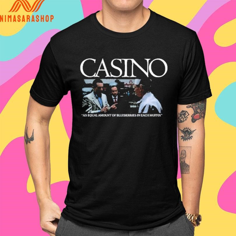 Casino An Equal Amount Of Blueberries In Each Muffin Shirts