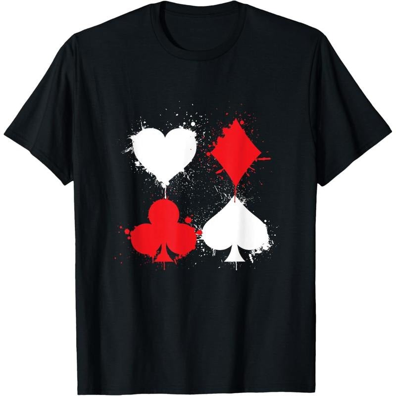 Casino Card Game Poker Game All In Cards Spades T-Shirt made in usa Hoodie Sweatshirt | PrintMintTees.com