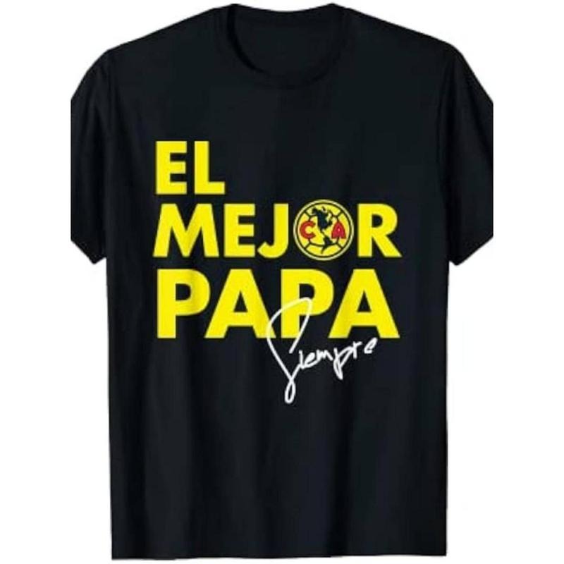 Casual T-shirt Club America "El Mejor Papa" Men's T-Shirt