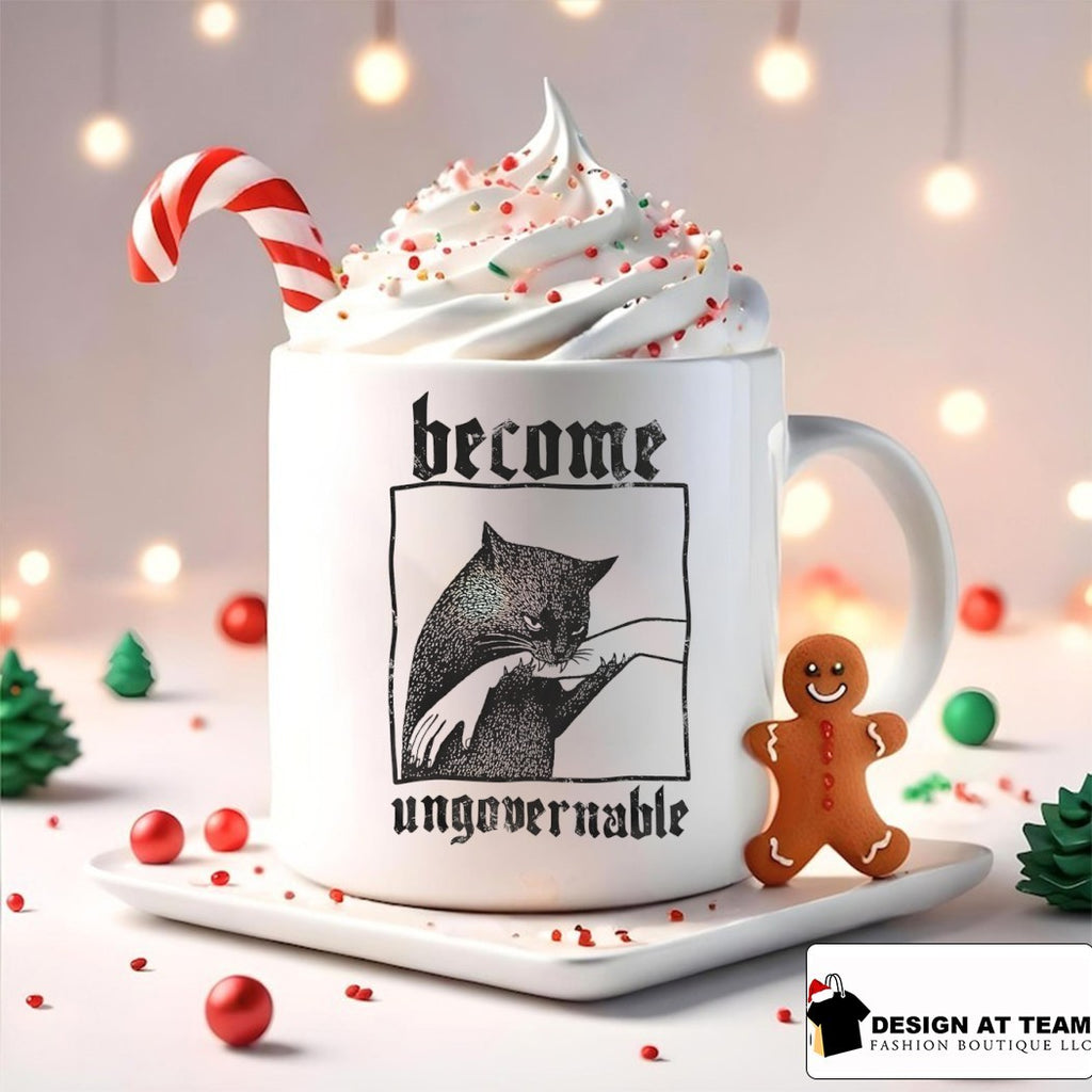 Cat Biting Hand Become Ungovernable vintage shirt
