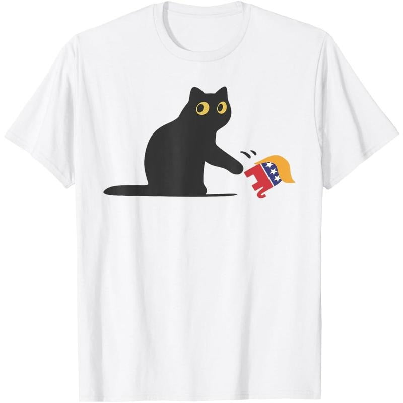 Cat Ladies For Kamala Harris Donald Trump 2024 Sarcastic T-Shirt made in usa Hoodie Sweatshirt | PrintMintTees.com