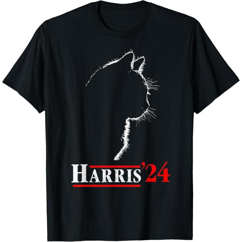 Cat Ladies for Kamala Funny Cat 2024 President Kamala-Harris T-Shirt made in usastyle{n002}2 Hoodie Sweatshirt