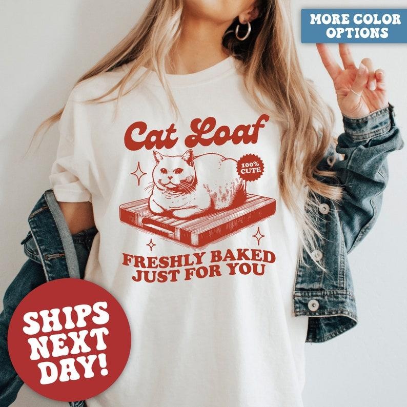 Cat Lover Gift, Funny Cat Shirt, Cat Mom Shirt, Cat Tshirt, Y2K Shirt Hoodie Sweatshirt | PrintMintTees.com