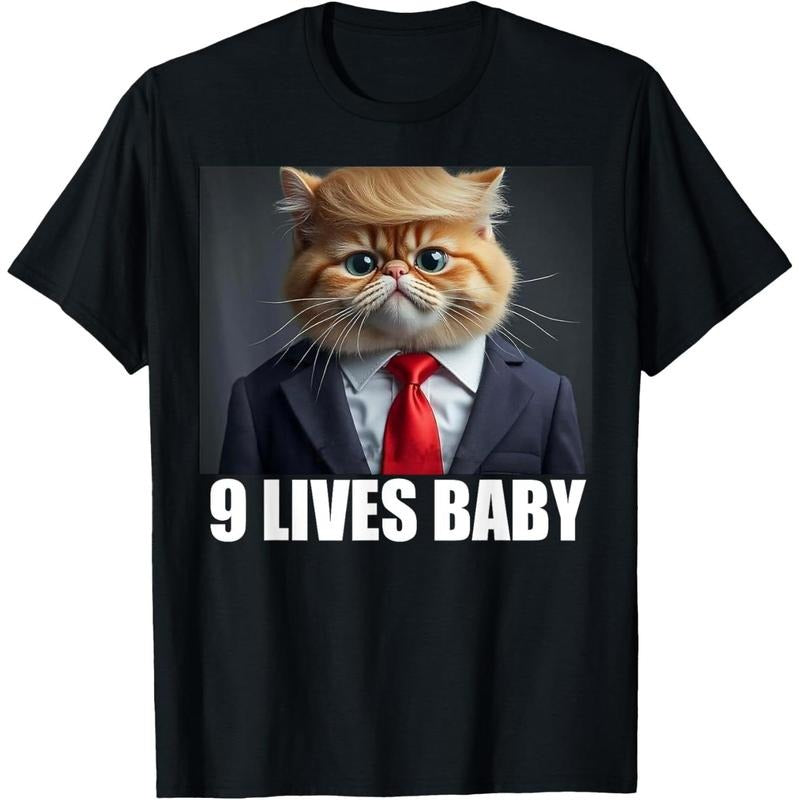 Cat Trump 9 Lives Baby T-Shirt made in usa Hoodie Sweatshirt | PrintMintTees.com