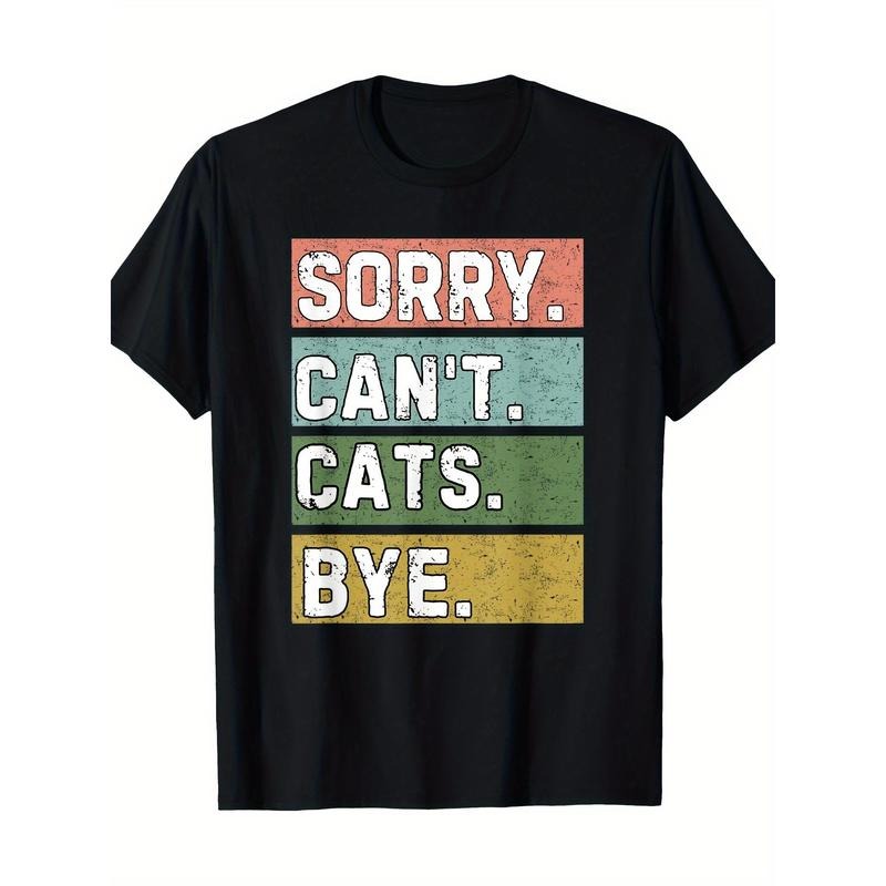 Cat lovers, sorry, no cat goodbye, fun vintage T-shirt Made in USA Hoodie Sweatshirt | PrintMintTees.com
