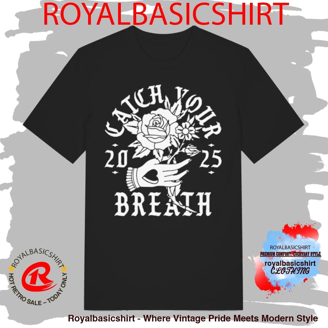 Catch Your Breath Flower Hand T-Shirt