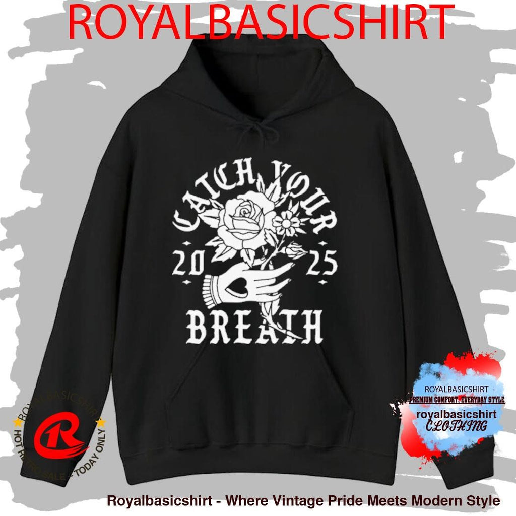 Catch Your Breath Flower Hand T-Shirt
