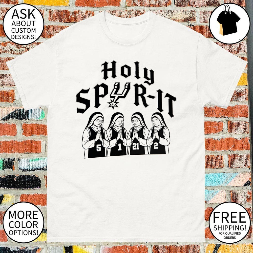 Catholic Nun x San Antonio Spurs Basketball Tim Duncan Victor Wembanyama Holy Spur-it shirt