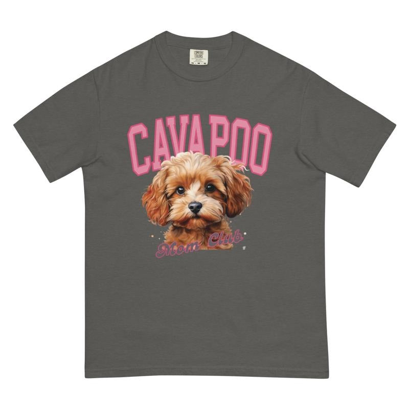 Cavapoo Mom Club Shirt~ Unisex Apparel Relaxed Fit Printed In The USA Clothing Womenswear Casual Comfort Cotton Top...