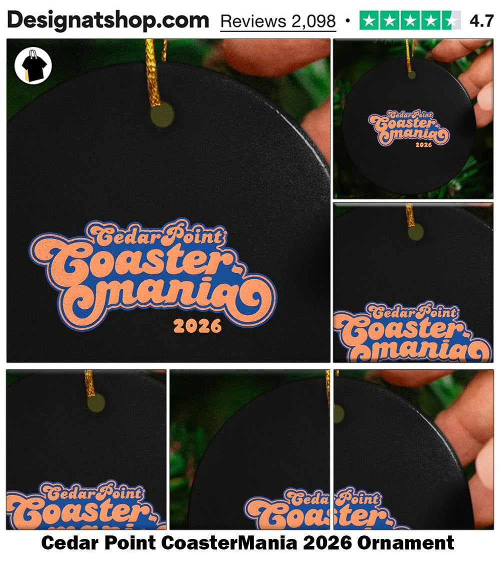 Cedar Point CoasterMania 2026 shirt