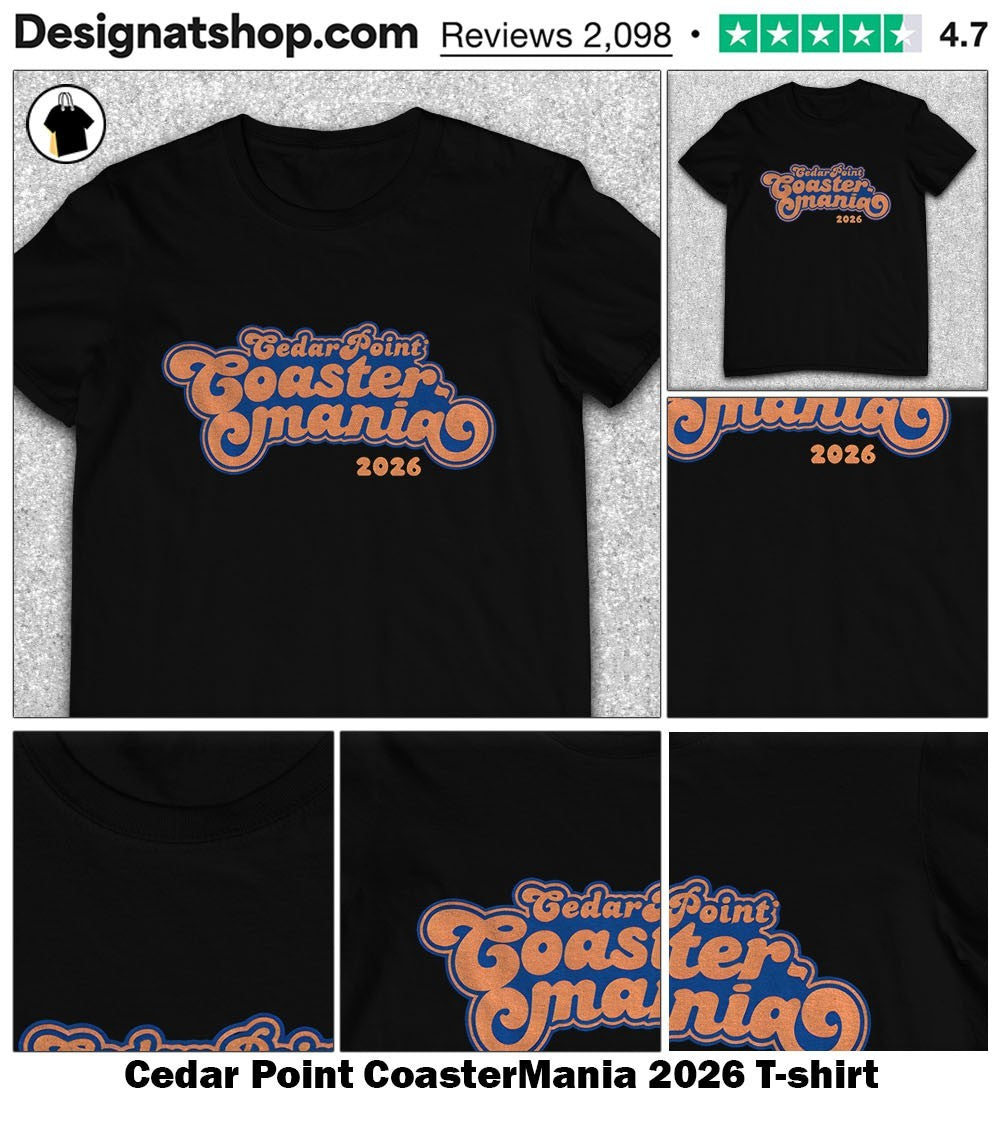 Cedar Point CoasterMania 2026 shirt