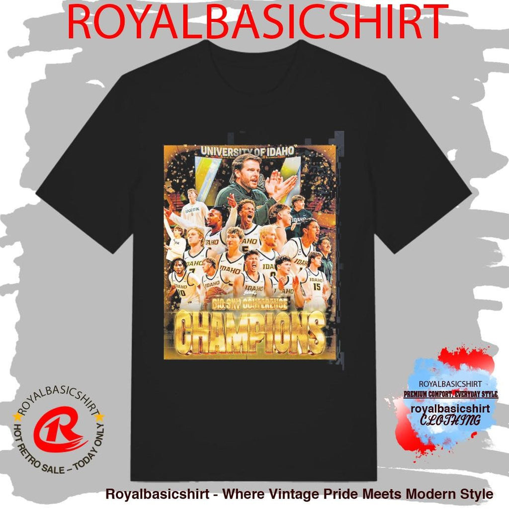Celebrate Idaho Vandals Men’s Basketball 2026 Big Sky Conference Champions Essentials T-Shirt