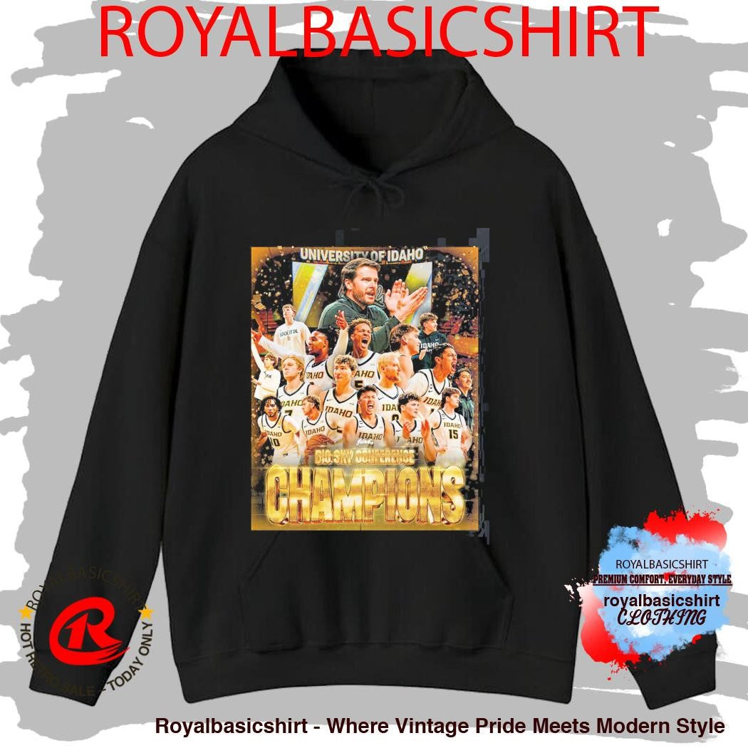 Celebrate Idaho Vandals Men’s Basketball 2026 Big Sky Conference Champions Essentials T-Shirt