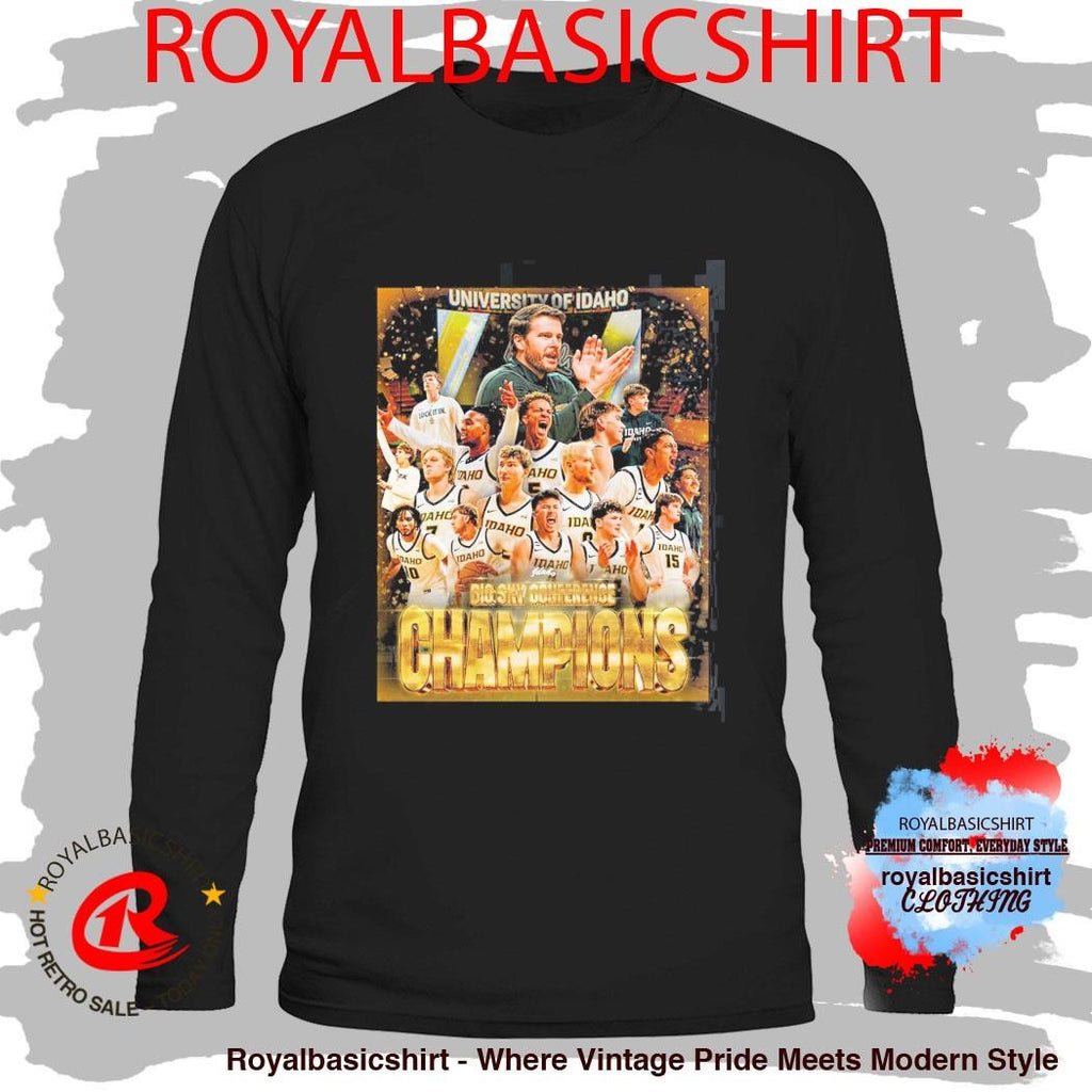 Celebrate Idaho Vandals Men’s Basketball 2026 Big Sky Conference Champions Essentials T-Shirt