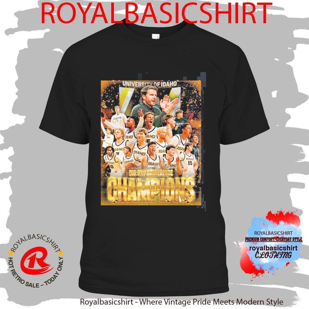 Celebrate Idaho Vandals Men’s Basketball 2026 Big Sky Conference Champions Essentials T-Shirt