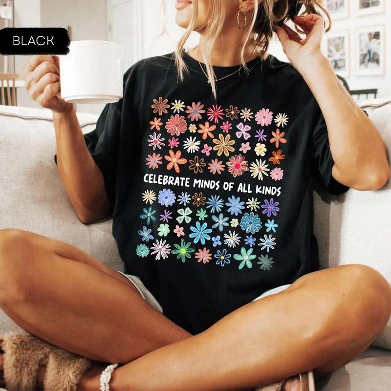 Celebrate Minds Of All Kinds Shirt, Mental Health Awareness Shirt, SPED Teacher, Teacher Appreciation, Neurodiversity...