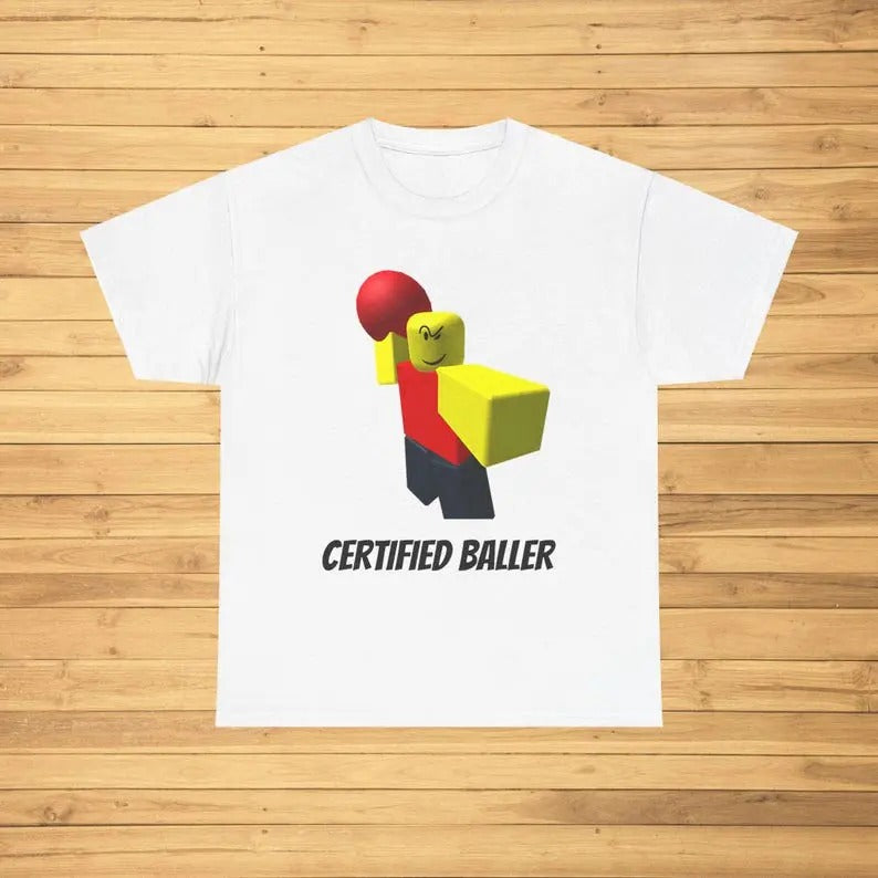 Certified Baller Funny Tshirt, Meme Shirt Menswear Top Streetwear Tropical Hoodie Sweatshirt | PrintMintTees.com