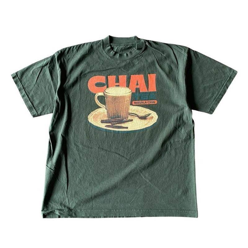 Chai Tea Tee Trendy Shirt Coffee Shirt Unisex Tee Coffee Lovers Classic Cotton Hoodie, Sweatshirt | PrintMintTees.com