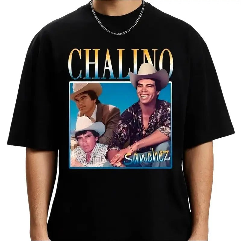 Chalino Sanchez Vintage T Shirt Unisex Sweatshirt Hoodie Cotton Long Sleeve Menswear Top | PrintMintTees.com