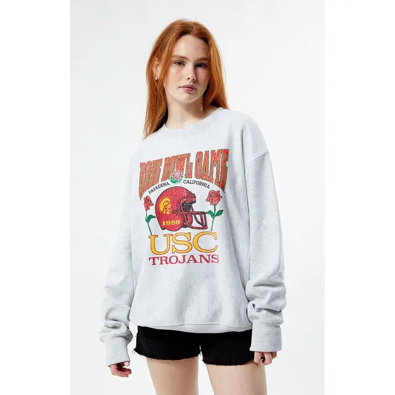 Champion X Rose Bowl USC Champion Crew Neck T-Shirts, Hoodie, Sweatshirt