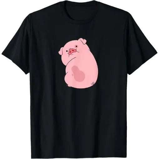 Channel Gravity Falls Waddles the Pig T-Shirt Made in USA Hoodie Sweatshirt | PrintMintTees.com