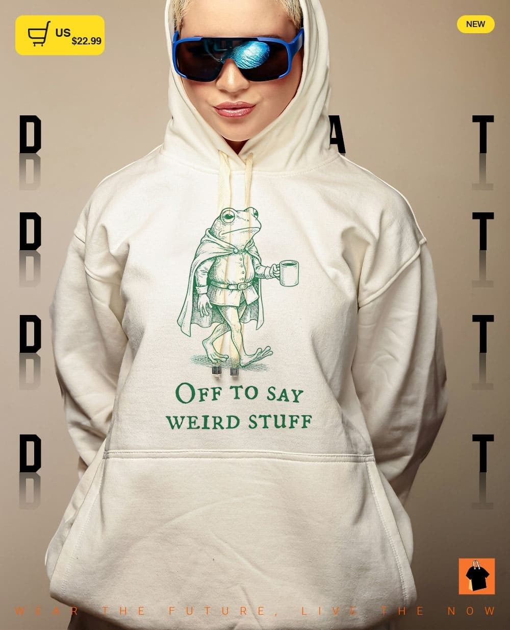 Chaotic frog off to say weird stuff shirt