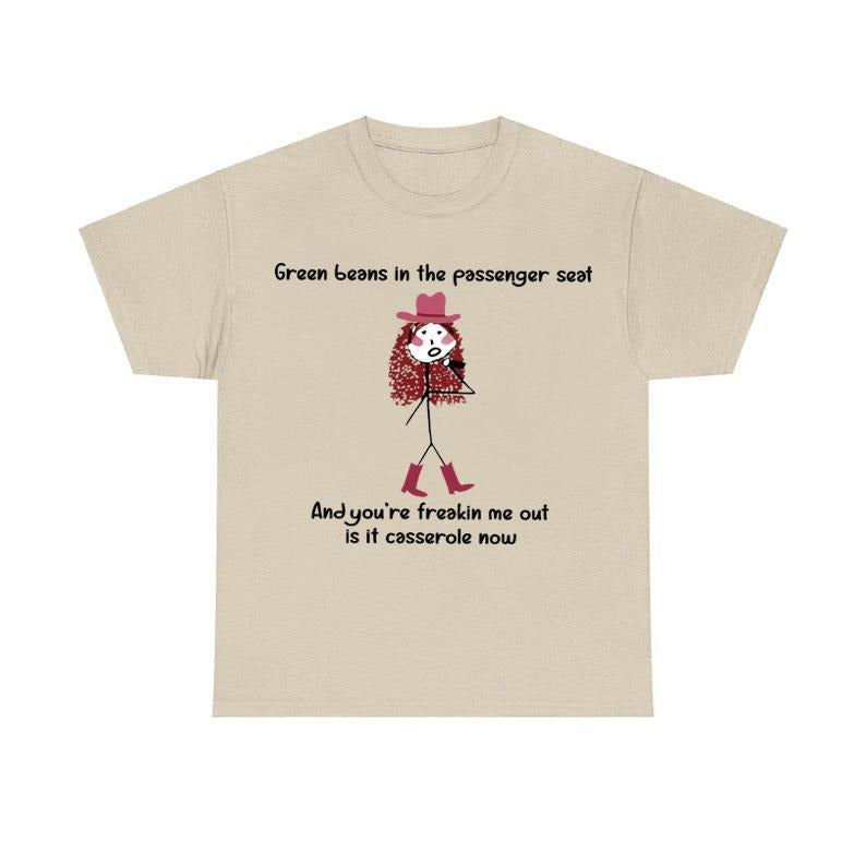 Chappel Green Beans in the Passenger Seat T-Shirt Unisex Menswear Top Love Hoodie Sweatshirt | PrintMintTees.com