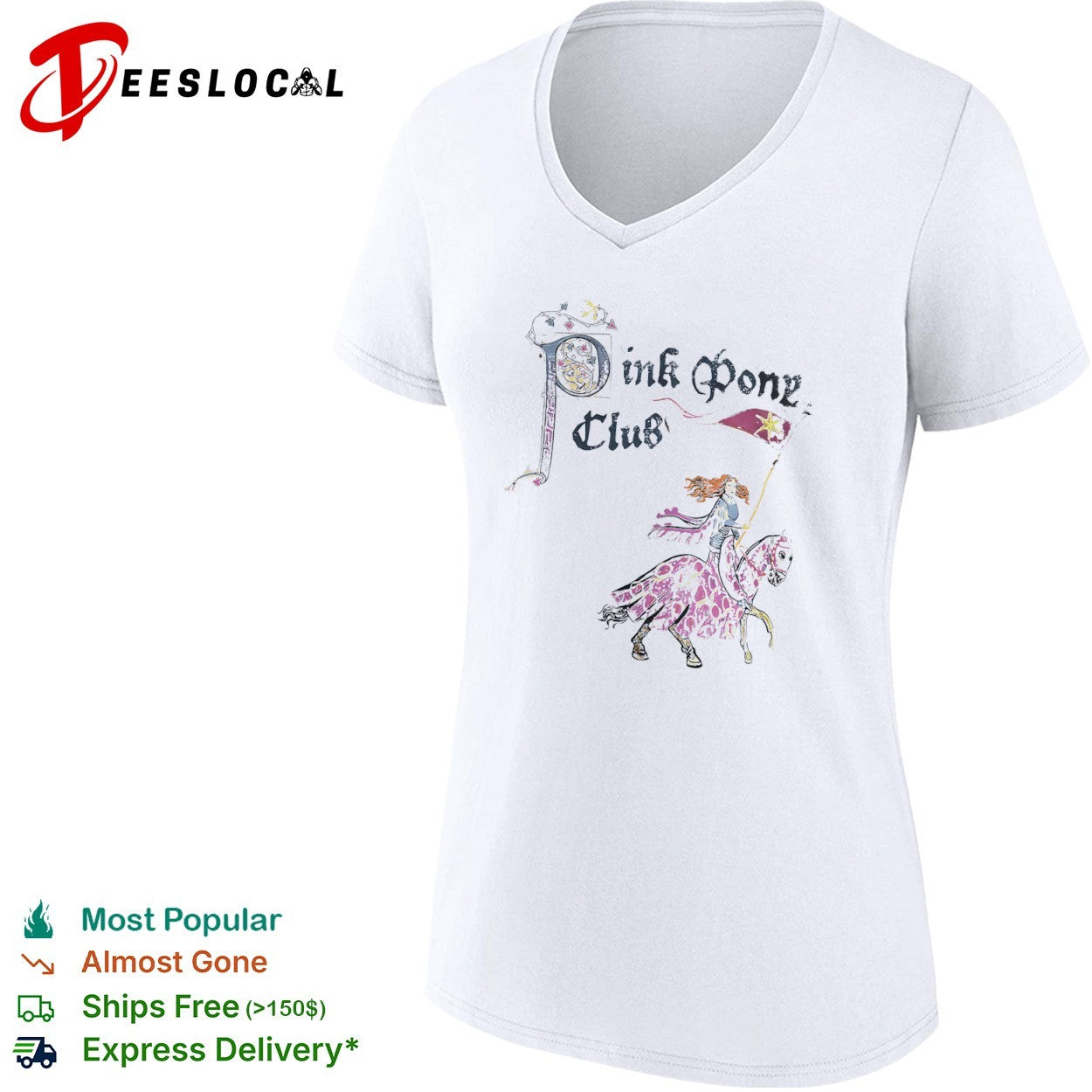 Chappell Roan Pink Pony Club knight riding shirt