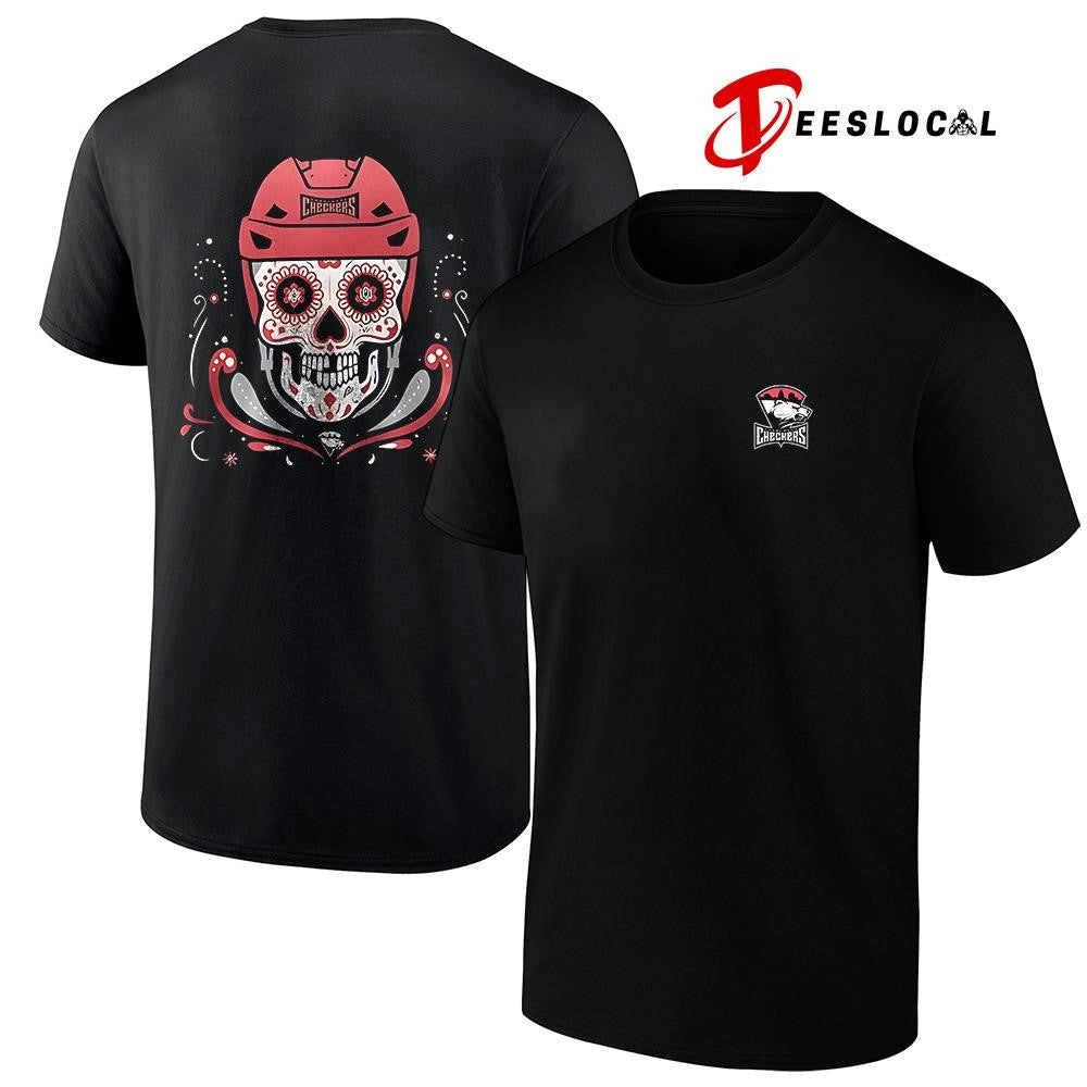 Charlotte Checkers Hispanic Heritage skull shirt
