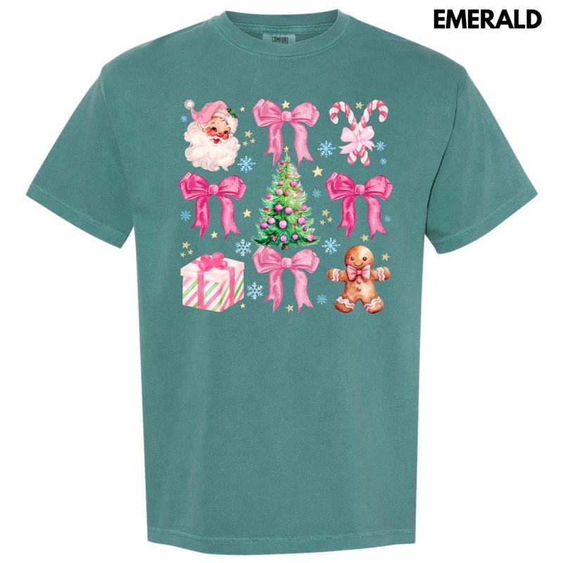 Charming Christmas Collage Comfort Colors T-Shirt 'NLB' Hoodie, Sweatshirt | PrintMintTees.com