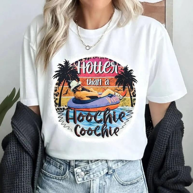 Chattahoocheee Alan Jacksonn Tshirt, Country Song Summer Shirt, It Gets Hotter Than A Yonder Southern Summer Vibes...