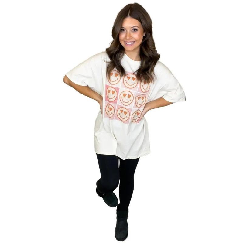 Checkerboard Smiley T-Shirt Hoodie Sweatshirt | PrintMintTees.com