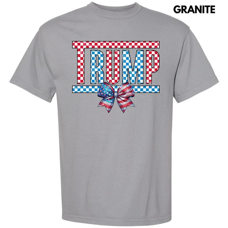 Checkered TRUMP Comfort Colors T-Shirt 'NLB' Hoodie Sweatshirt | PrintMintTees.com