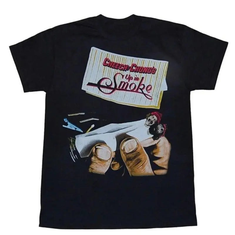 Cheech Chong Up Smoke Movie Black Size S 4XL U835 Cotton Fabric Cotton Full Colors Full Sizes T-Shirts, Hoodie, Sweatshirt