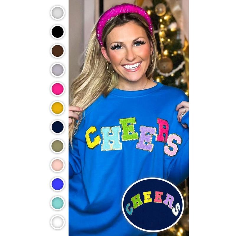 Cheers Ideal Chenille Sweatshirt Shirt Hoodie | PrintMintTees.com