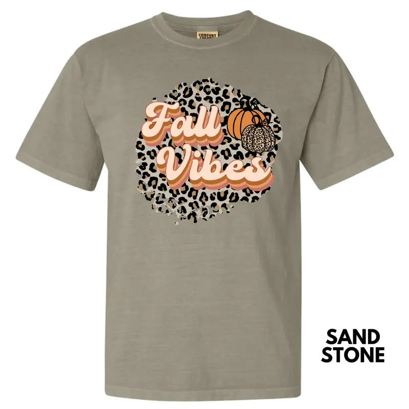 Cheetah Fall Vibes Comfort Colors T-Shirt 'NLB' Hoodie Sweatshirt | PrintMintTees.com