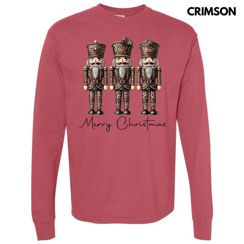 Cheetah Nutcracker Trio Long Sleeve Comfort Colors 'NLB' Shirt Hoodie Sweatshirt