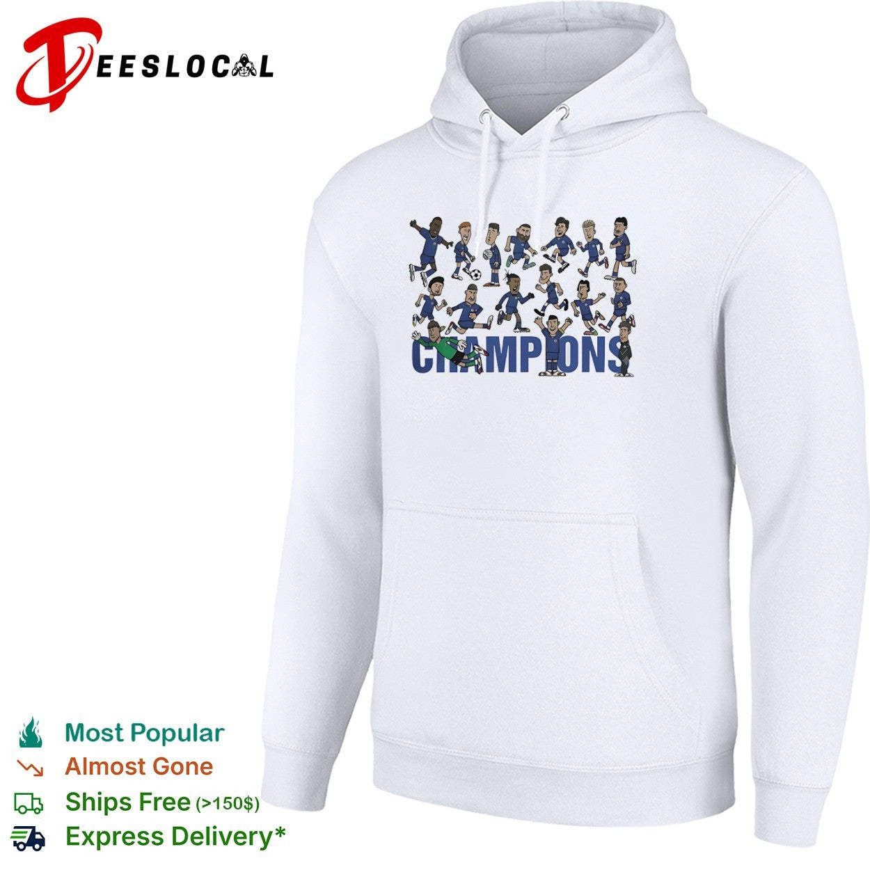 Chelsea FC Champions Roster Havertz Kante Mount James Azpilicueta Jorginho shirt