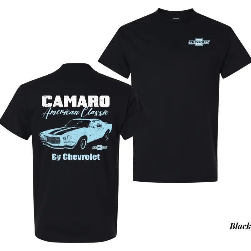 Chevy Camaro T-Shirt, Racing Car Classic Tee, Cotton Fabric Soft Top for Men and Women, Pullover for Daily Wear Hoodie...