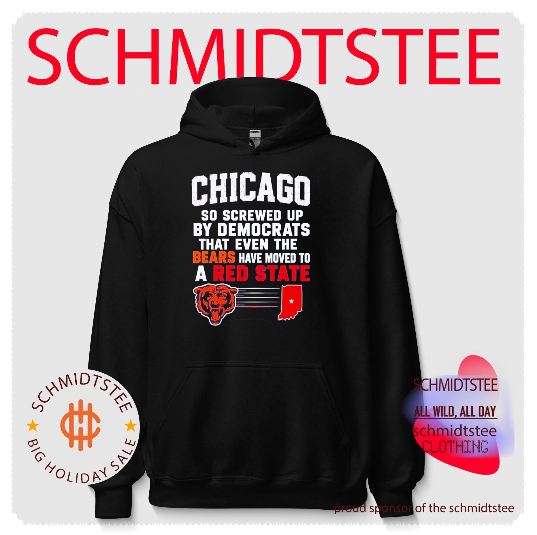 Chicago Bears so screwed up by democrats that even the bears shirt