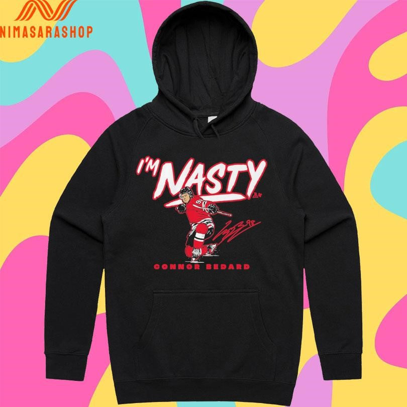 Chicago Blackhawks Connor Bedard I’m Nasty Signature Shirts