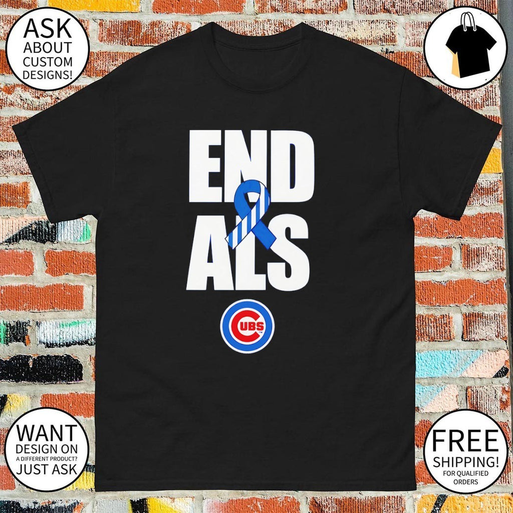 Chicago Cubs Nico Hoerner End ALS Awareness shirt