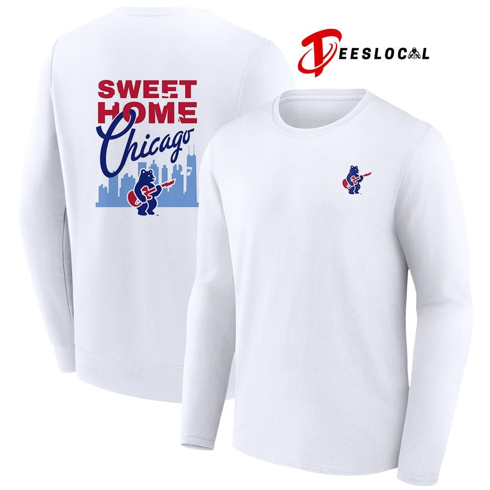 Chicago Cubs sweet home Chicago city skyline silhouette shirt