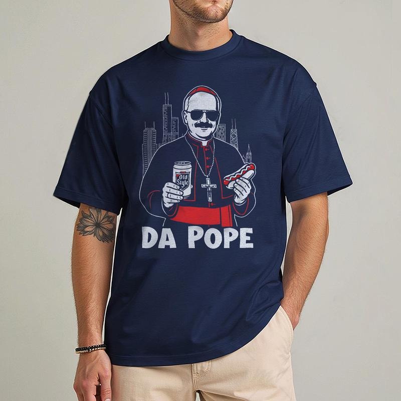 Chicago Pope Leo XIV "Da Pope" T-Shirt, Pope Leo XIV Tee, New Pope 2025 Shirt, V for Villanova V for Vatican Tee Hoodie...