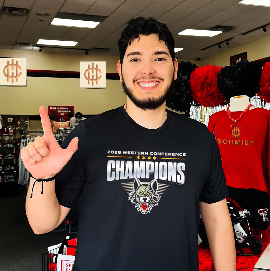 Chicago Wolves 2026 Western Conference Champions logo shirt