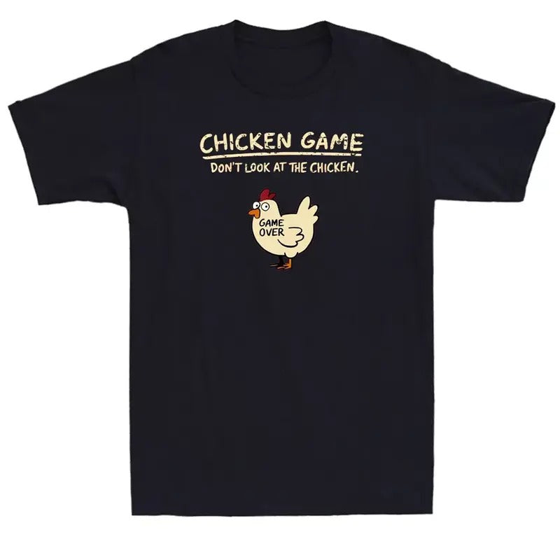 Chicken Game Don'T Chicken Funny Chicken Meme Vintage Him Her Game Lovers Casual T-Shirts, Hoodie, Sweatshirt