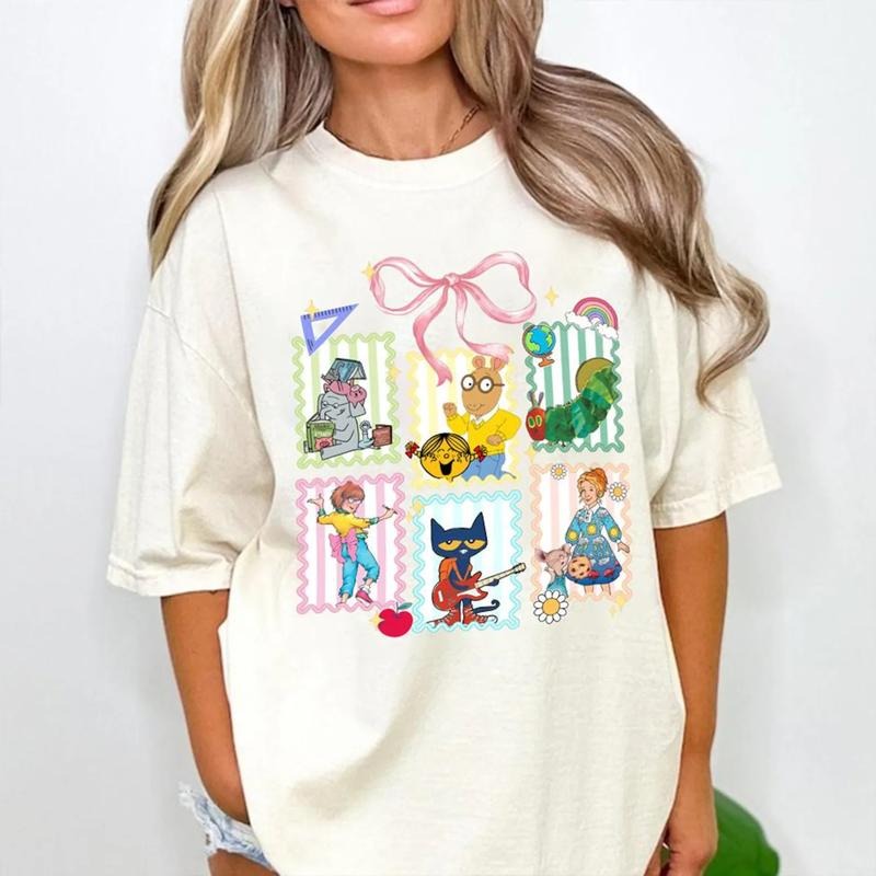 Chidren Books Characters Back To School Coquette Shirt, I Still Read Childrens Books, Teacher Library Book Club...