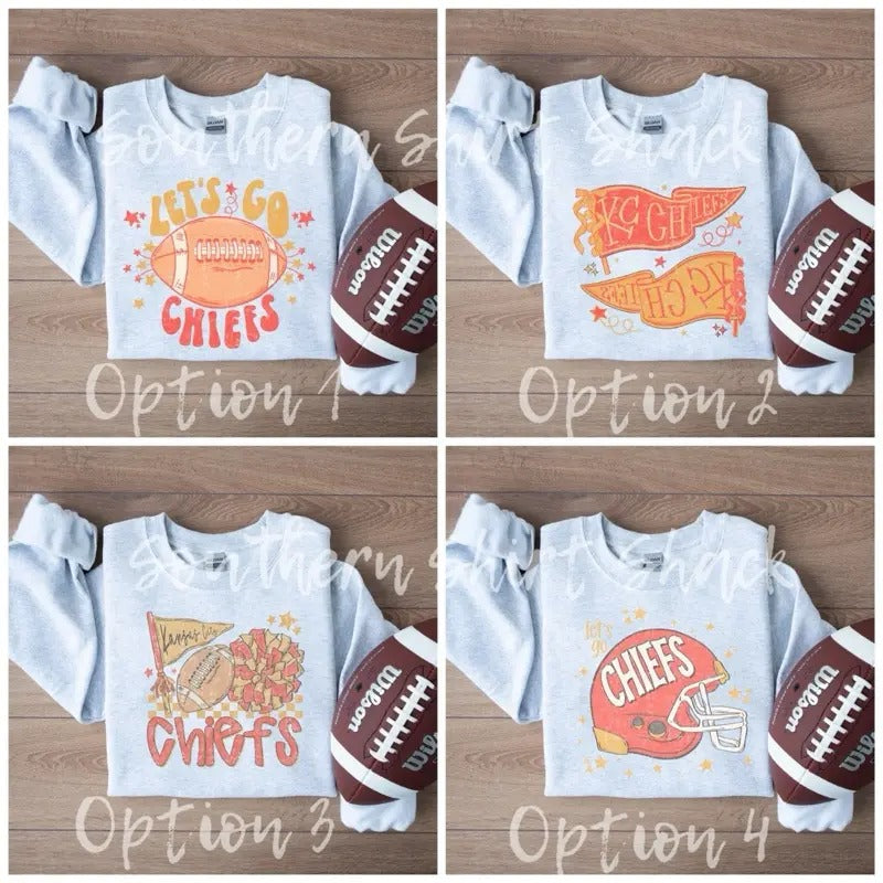 Chiefs Football Sweatshirt | FAST SHIPPING Shirt Hoodie | PrintMintTees.com